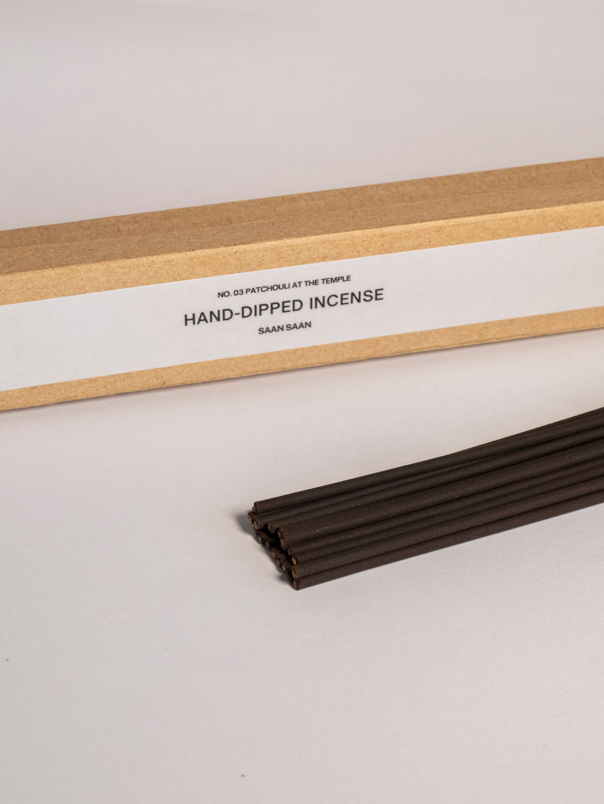 No. 03 Patchouli at the Temple Hand-Dipped Incense