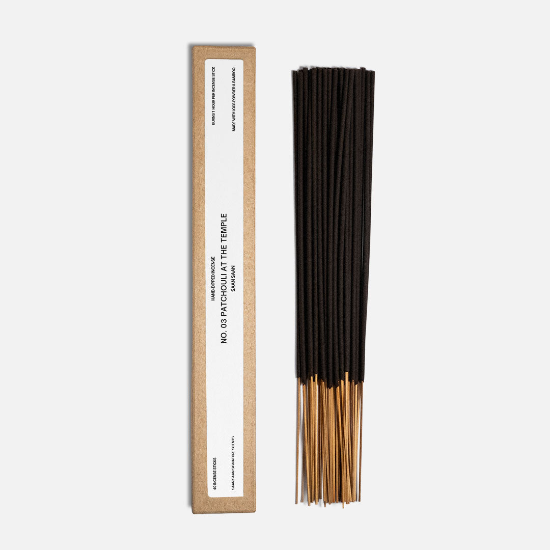 No. 03 Patchouli at the Temple Hand-Dipped Incense