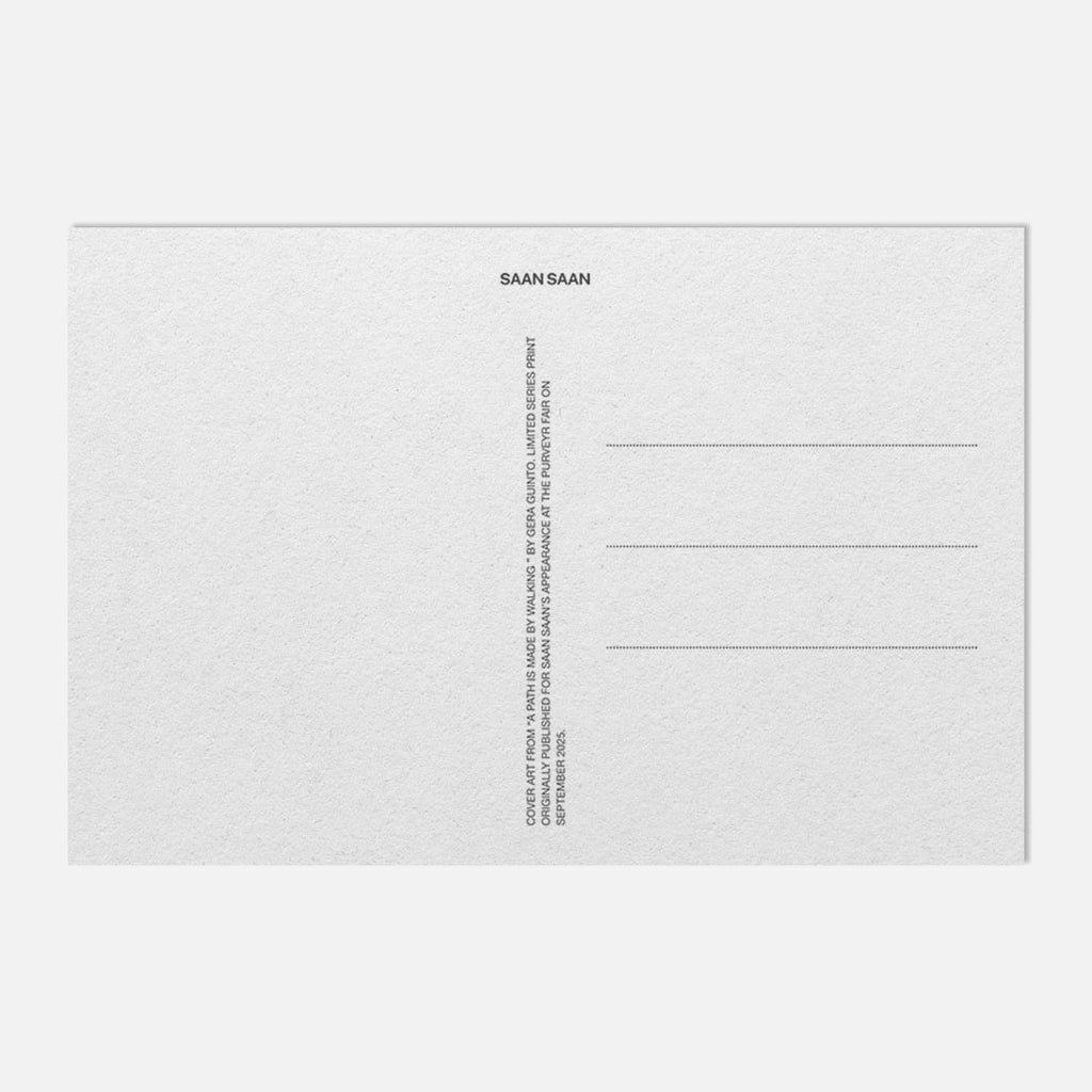 A Path Is Made By Walking Postcard